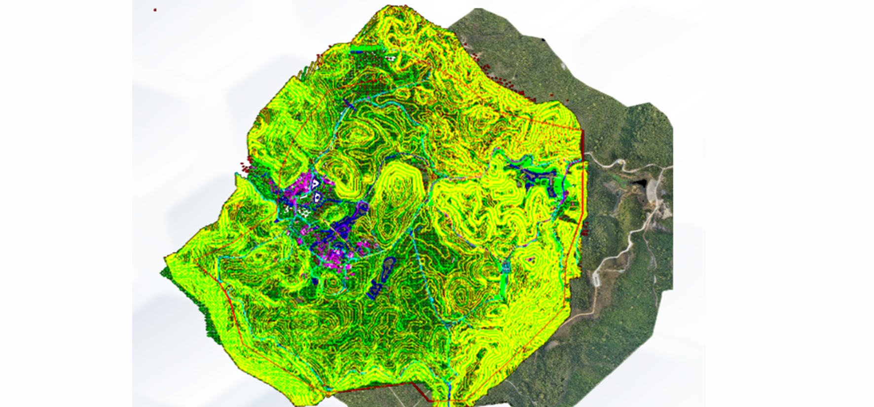 UAV 1:500 Image Free-control Mapping
